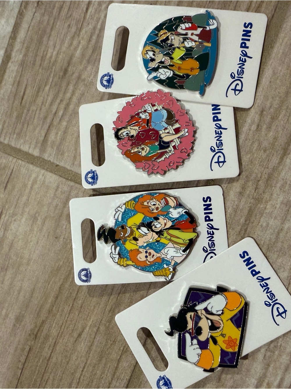 Disney parks a goofy movie powerline Enamel Character Pins set